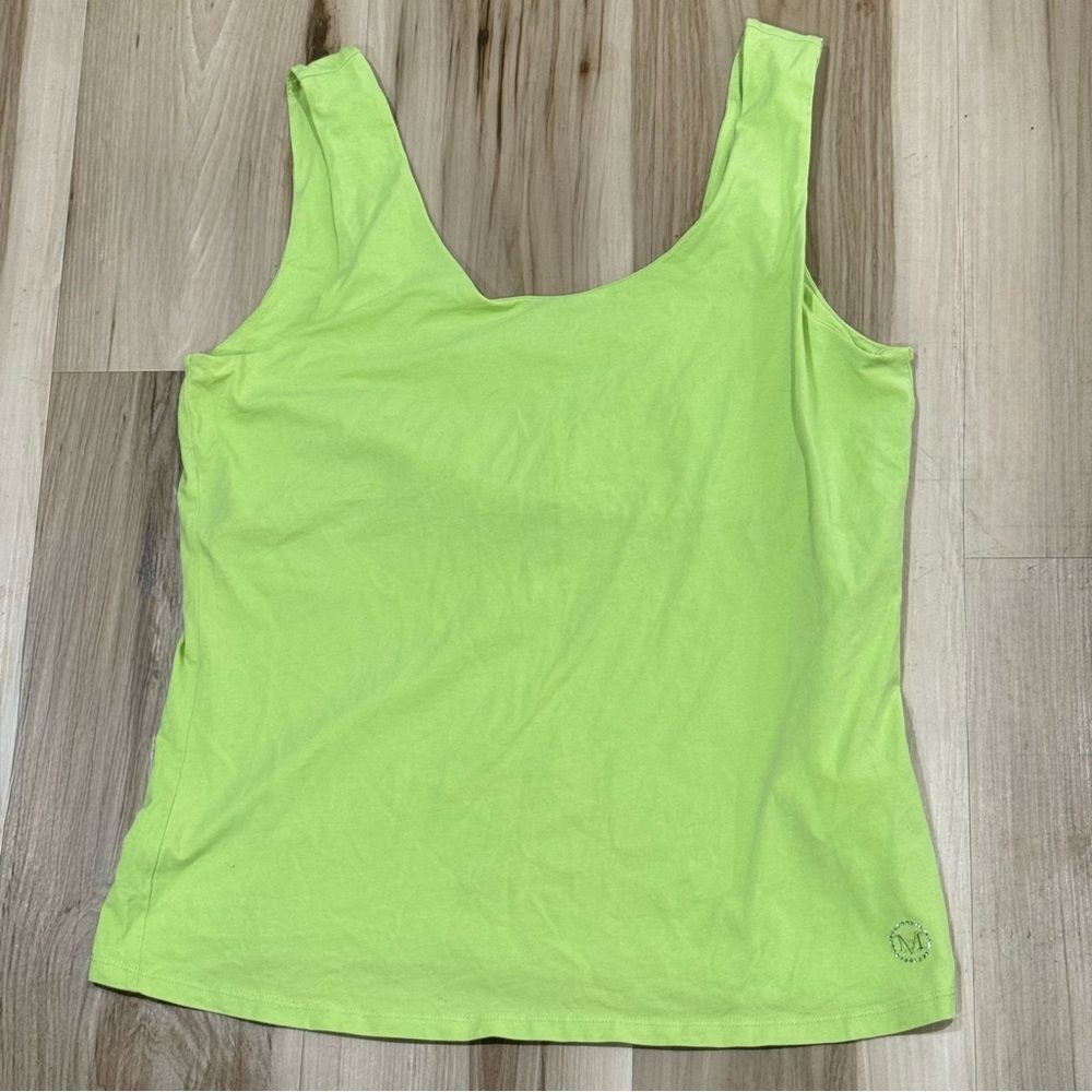 Marella Green Sleeveless Tank Top Women’s Large